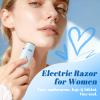 Fanovae Bikini Trimmer for Women, USB-C Rechargeable Personal Trimmer for Pubic Hair & Bikini Line, Gentle on Sensitive Skin, Rinsable Body Hair Trimmer for Legs, Underarms & Face, Gift, Sky Blue view 3