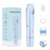 2025 New Bikini Trimmer for Women, 2 in 1 Dual Head Body Bikini Shaver, Ultra Low Silent, Painless & Cordless Hair Removal for Body , IPX7 Waterproof & Easy Cleaning for Shower & Travel (Blue) view 1