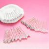 40 PCS Wedding Hair Pins for Brides, Pearl Hair Pins for Wedding, Silver Crystal Rhinestone Hair Pin Decorative Hair Accessories for Bridal Bridesmaid Women Prom Party view 4
