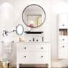 Wall Mount Lighted Makeup Mirror, 10X Magnification Vanity Mirror with LED Lights, 8 Inch, Plug-in, 180 Swivel view 3