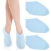 3 Pairs Foot Moisturiser Socks Overnight, Spa Cotton Socks for Foot Cream, Lotion Sock for Moisturising for Dry Feet Care, Moisturising Sock for Cracked Heel Repair Women Men (Blue) view 1