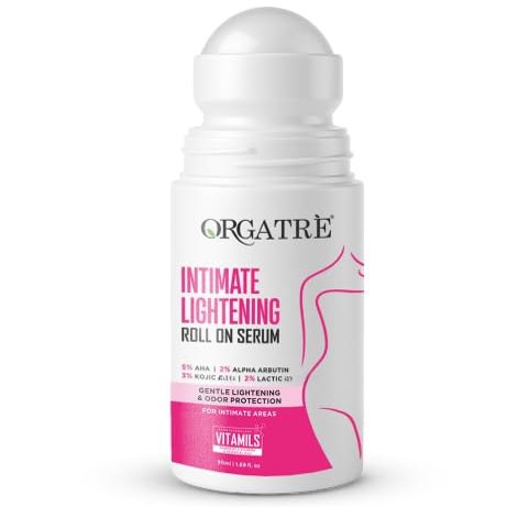 Exfoliating Roll-On Serum with 5% AHA Gentle Skin-Smoothing Formula for Delicate Areas 50ml