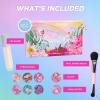 Petite 'N Pretty - WhimsiCali Eyeshadow & Cheek Makeup Palette and 10K Shine Lip Gloss Duo  Natural & Non-Toxic Face Makeup for Kids, Children, Tweens and Teens view 2