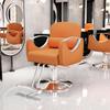 Asiwnshw Salon Chair for Hair Stylist Wide Seat, Barber Chair with Footrest, Heavy Duty Beauty Spa Cosmetology Shampoo Hairdressing Equipment(E)