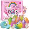 Bofuoos Unicorn Bath Bombs with Surprise Toys Inside, Birthday Valentines Day Gifts for Girls, 9 Packs Bubble Bath Bomb for Kids Girls, Easter Basket Stuffers (36+ Months) view 1