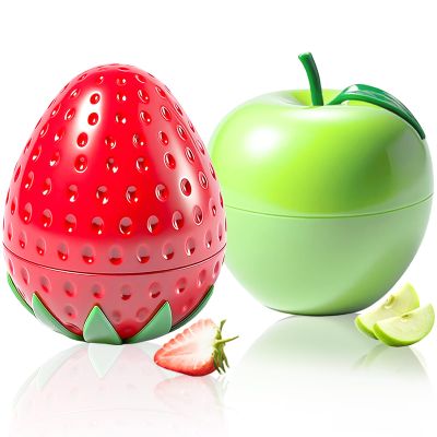 2 Pack Hand Cream Gifts Set, Hand Lotion for Dry Cracked Hands, Bridesmaid Gifts, Birthday Gifts, Thank You Gifts, Teacher Appreciation Gifts, Cute Gifts for Girls (Strawberry+Apple)