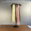 Hair Extension Holder Braiding Rack Stand  Adjustable Height Double-Sided Hair Organizer with Thickened Base, Durable Acrylic & Metal Stand for Salon, Barber Shop & Home Use (Black) view 4