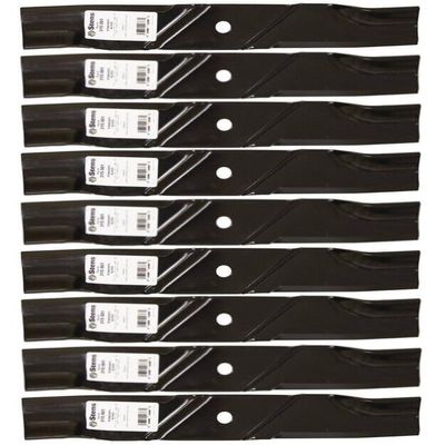 9 Standard Blades fit Replacement for Dixie Chopper 30227-50X Iron & Silver Eagle for Classic X