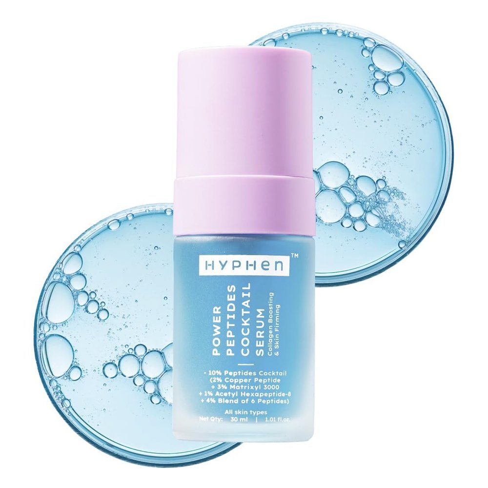 10% Power Peptide & 2% Coppeer Peptide Serum| Advanced Anti-Aging Formula | Reduces Fine Lines & Wrinkles | Face Serum For Men & Women | All Skin Types - 30ml