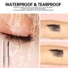 Mascara Women Waterproof Sweatproof Smudge-Free Slim Curl Long Lasting Hold Base Layering Thick Extend Lashes (Black) view 4