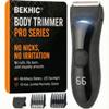 Bekhic Groin & Body Hair Trimmer for Men  Waterproof Pubic Hair Shaver & Ball Groomer with LED Light  No-Nick Ceramic Blade, 90-Min Runtime, Cordless Wet/Dry Clipper for Sensitive Skin view 1