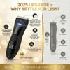 Bekhic Groin & Body Hair Trimmer for Men  Waterproof Pubic Hair Shaver & Ball Groomer with LED Light  No-Nick Ceramic Blade, 90-Min Runtime, Cordless Wet/Dry Clipper for Sensitive Skin view 2