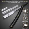 Professional 20 Straight Razor Blades with DEMAXA Shavette Straight Razors for Men - Navajas para Barbero Professional Barber Razor Blade for Close Shaving with Soft Pouch - Cut Throat Razors for Men view 3