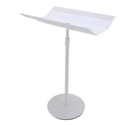 Brrnoo Hair Extension Holder Stand, Adjustable Height Double Sided Braiding Hair Rack Standing Acrylic Iron for Barber Shop with Thickened Base for Salon Home (White)