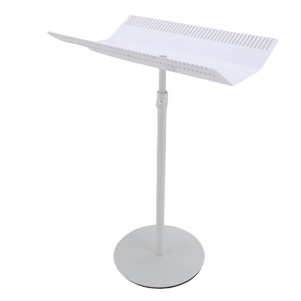 Brrnoo Hair Extension Holder Stand, Adjustable Height Double Sided Braiding Hair Rack Standing Acrylic Iron for Barber Shop with Thickened Base for Salon Home (White)