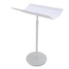 Brrnoo Hair Extension Holder Stand, Adjustable Height Double Sided Braiding Hair Rack Standing Acrylic Iron for Barber Shop with Thickened Base for Salon Home (White) view 1
