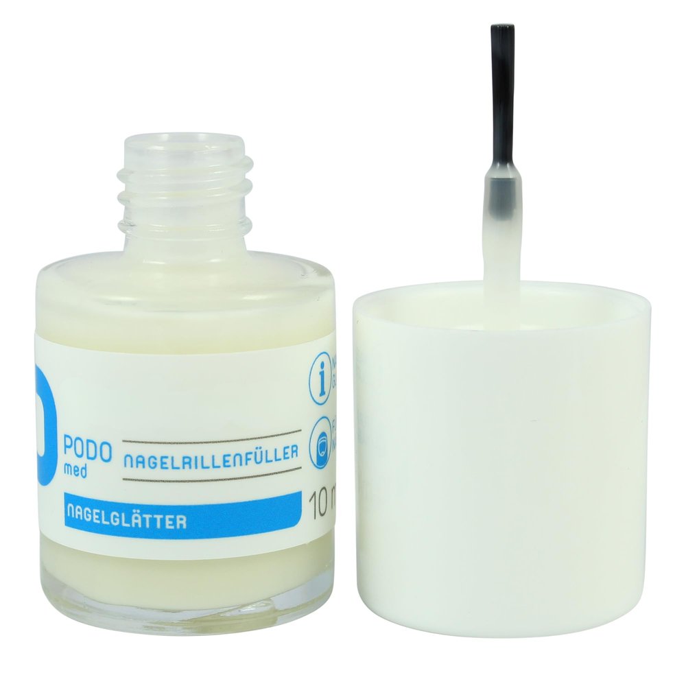 NinthAvenue Basics Ridge Filler for Nails, 10ml Smoothing Gel with Brush Applicator, White