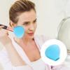 Akozon Reusable Silicone Makeup Brush Covers & Holder - TravelFriendly Dust Covers for Organizing Makeup Brushes At Home and OntheGo (blue) view 4