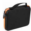 Patravious 63 Slots Essential Oil Carrying Case, 1-3ml vial portable Essential Oil Storage Bag Case Box, Hard EVA Shell Impact and Leak Proof Large Capacity Organizer with Carrying Handle (Orange) view 1