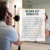 Live Bearded Total Beardsman Kit - Complete Beard Growth Kit for Men - Beard Oil, Butter, Wash, Conditioner, Vitamins, Comb, Brush | American - Cedar, Vetiver, Bergamot view 2