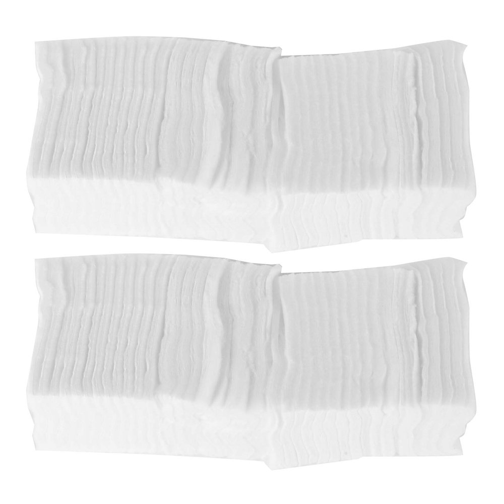 Akozon 500pcs Makeup Remover Cotton Pads - Soft, Thicken Cleaning Wipes for Makeup, Toner Application, and Care