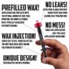 48 Applicators | Easy Inject Nose Waxing | Just Inject - Let Set - Pull | Fast & Effective Hair Removal | No-Mess | No-Leaks | Prefilled Wax Applicators | Multiple Patents Pending view 4