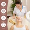 23Pcs Esthetician Supplies for Facials Set, 3 Gold Mixing Bowls Serving Tray 3 Compartment Serving Tray 3 Facial Fan Brushes 3 Flat Brushes, 12 Facial Sponge Compressed Round view 4