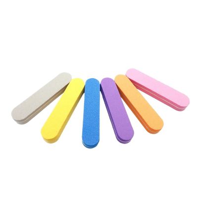 20Pcs Portable Nail Files and Buffer Set Nail Supplies for Professional Sanding Nails Colorful Sponge Polish Buffers Block(20pcs Pink)