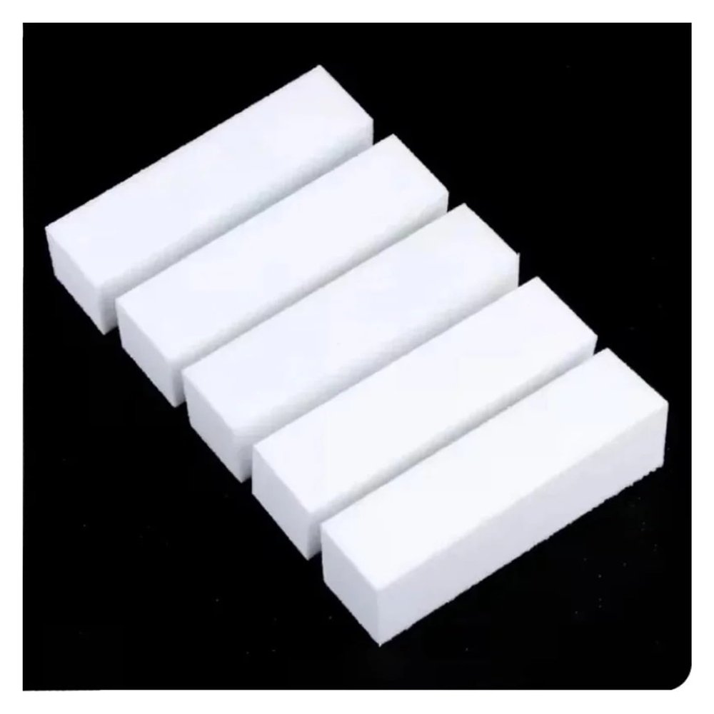 5/10/15/20Pcs Nail Buffer Professional Nail File Polisher Block Manicure Pedicure Files Sanding Polishing Sponge Nail Art Tools(10pcs White)