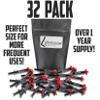 32 Applicators | Easy Inject Nose Waxing | Just Inject - Let Set - Pull | Fast & Effective Hair Removal | No-Mess | No-Leaks | Prefilled Wax Applicators | Multiple Patents Pending view 2