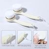 Beomeen 2 Pack Soft Bristle Facial Cleansing Brush for Deep Pore Cleaning, Face Exfoliating Scrub Brush for Face Cleansing Skincare Massaging,Jade White view 2