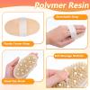10 Pcs Dry Brushing Body Brush Exfoliating Brush with Massage Nodule Dry Skin Body Scrubber for Shower Bath Back Circulation Improvement Dead Skin Remove Beauty Exfoliator (4.92 x 2.56 Inches) view 3