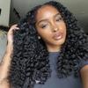 13x4 HD Lace Frontal Human Hair Closure Only 22 Inch Burmese Curly Wave Pre Plucked with Baby Hair,Single Knot Pre-Plucked Natural Hairline view 2