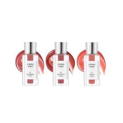 BBIA LEAU Tint Mini Trio  Warm Peach & Coral Mood (#01 Gardenia + #04 Magnolia + #07 Peach) Bundle