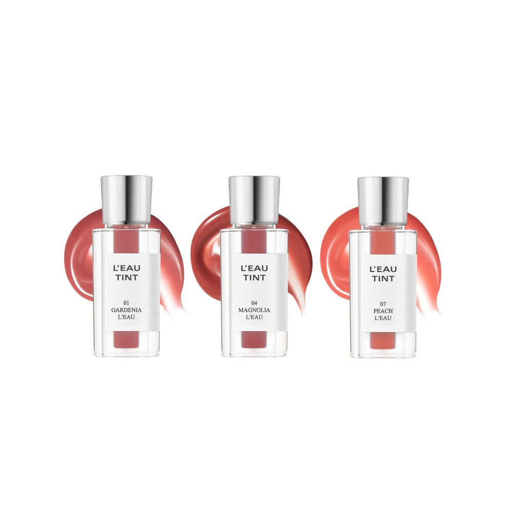 BBIA LEAU Tint Mini Trio Warm Peach & Coral Mood (#01 Gardenia + #04 Magnolia + #07 Peach) Bundle