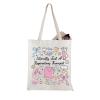 WCGXKO Literally Just A Respiratory Therapist Tote Bag RT Gift Respiratory Therapist Thank You Gift (Respiratory Tote) view 1