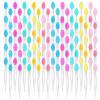 100 Pack Lip Scrub Brush Set, Pore Cleaning Brush for Face, Siliccone Nose Lip Scrubber Exfoliator Tools, Double-Sided Gentle Exfoliator & Lip Massage Tool for Smooth, Soft, Bright Lips view 1