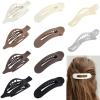 10 Pack French Flat Hair Clips for Women  Large Matte Flat Claw Clips, No-Slip Hair Clips for Thick & Thin Hair, Strong Hold Styling Barrettes, French Flat Hair Accessories view 1