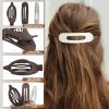 10 Pack French Flat Hair Clips for Women  Large Matte Flat Claw Clips, No-Slip Hair Clips for Thick & Thin Hair, Strong Hold Styling Barrettes, French Flat Hair Accessories view 3