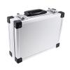 TEOYETTSF Aluminum Barber Tool Accessories Cosmetic Case Hairdressing Storage Rack Travel Suitcase-Silver view 3