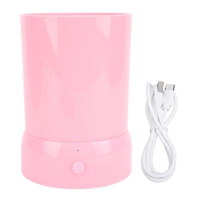 Electric Makeup Brush Cleaner Machine, USB Portable Electric Cosmetic Supplies Cleaner for All Size Makeup Brushes Pinkish