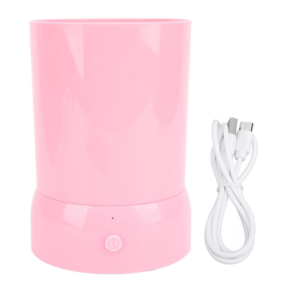 Electric Makeup Brush Cleaner Machine, USB Portable Electric Cosmetic Supplies Cleaner for All Size Makeup Brushes Pinkish
