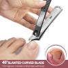 2025 Toenail Clippers for Thick Toenails for Seniors, Angled Long Handled Toe Nail Clippers for Thick Nails for Men, Heavy Duty Large Ingrown Toenail Clippers, Ultra Sharp Slanted Fingernail Clippers view 4