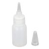 Haofy 100Pcs Plastic Squeeze Bottles Mini Squeeze Bottles Small Squeeze Bottles 20ml with Scale Tip Cap for Liquid Condiment Sauce Paint Oil Glue Icing Baking Art Craft BBQ view 1