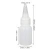Haofy 100Pcs Plastic Squeeze Bottles Mini Squeeze Bottles Small Squeeze Bottles 20ml with Scale Tip Cap for Liquid Condiment Sauce Paint Oil Glue Icing Baking Art Craft BBQ view 2