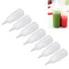 Haofy 100Pcs Plastic Squeeze Bottles Mini Squeeze Bottles Small Squeeze Bottles 20ml with Scale Tip Cap for Liquid Condiment Sauce Paint Oil Glue Icing Baking Art Craft BBQ view 3