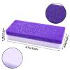 Foot Pumice Stone 2 Pack Pedicure Stone for Feet Pumice Sponge for Feet Callus Remover and Scrubber Double Sided Pedicure Foot Pumice Stone for Feet and Heels Callus and Dead Skins (Purple) view 2