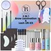 Lash Lift Kit & Eyebrow Lamination Kit, 2-in-1 Solution, At-Home Brow Lamination, Beginner/Professional, Eyelash Lift, Lasts 6-8 Weeks, 15 Applications, DIY Brow & Lash Perm - BLK3 view 1