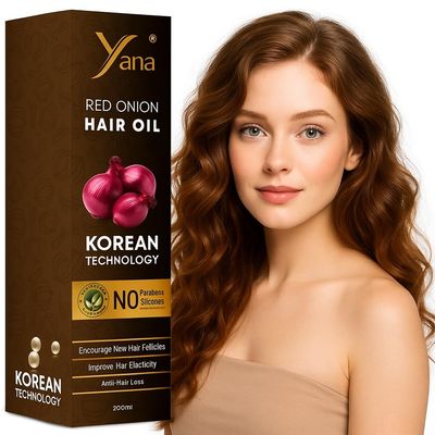Yana Rebalance Hair Oil  Onion & Almond Infused  Helps Manage Dryness