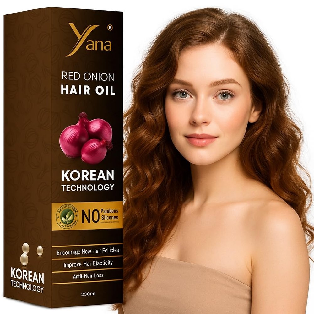 Yana Rebalance Hair Oil Onion & Almond Infused Helps Manage Dryness